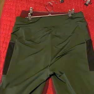 Popfit leggings criss cross ankle detail